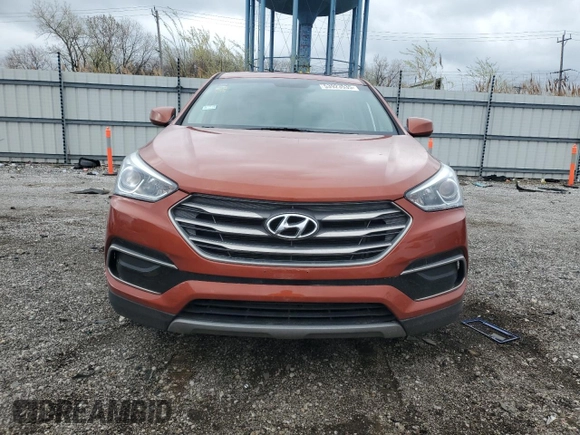 2017 Hyundai Santa Fe 2.4L z VIN 5XYZT3LB4HG381838, wystawiony jako Copart lot #53923535 z przebiegiem 71 815 mil mil oraz Szkoda całkowita • Salvage title. Historia ofert i sprzedaży dostępna na DreamBid. Obrazek 5.