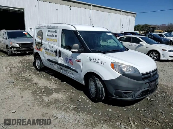 2016 Ram ProMaster City Cargo Tradesman with VIN ZFBERFAT3G6B52083, listed as a Copart auction lot 50864975 with 48,619 mi miles and Salvage title. Bid and sale history available at DreamBid. Image 13.