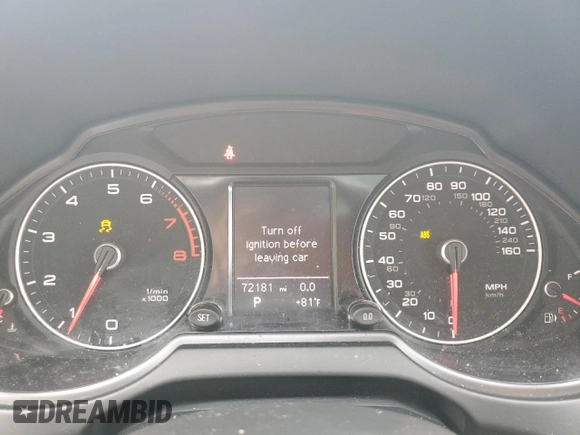 2016 Audi Q5 Premium with VIN WA1C2AFP0GA003108, listed as a Copart auction lot 63275655 with 72,181 mi miles and Salvage title. Bid and sale history available at DreamBid. Image 9.