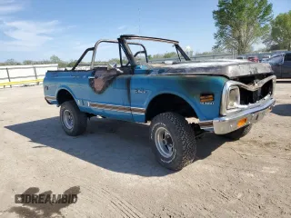 1972 Chevrolet Blazer z VIN CKE182F169586, wystawiony jako Copart lot #53123225 z przebiegiem Nie podano mil oraz Szkoda całkowita • Salvage title. Historia ofert i sprzedaży dostępna na DreamBid. Obrazek 4.