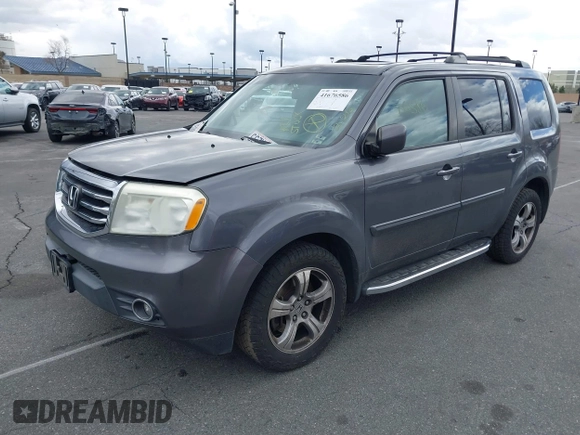 2014 Honda Pilot EX-L with VIN 5FNYF3H52EB015806, listed as a IAAI auction lot 41676586 with 193,215 mi miles and . Bid and sale history available at carsss.com. Image 2.
