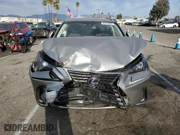 2019 Lexus NX 300h with VIN JTJBJRBZ1K2107990, listed as a Copart auction lot 45751955 with 69,413 mi miles and Salvage title. Bid and sale history available at DreamBid. Image 5.