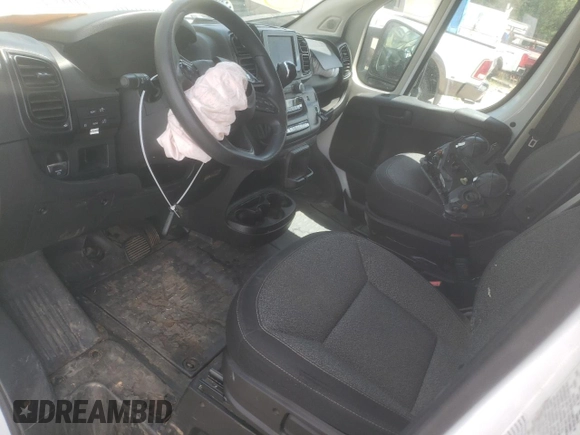2022 Ram ProMaster z VIN 3C7WRVKG1NE141894, wystawiony jako Copart lot #42490895 z przebiegiem 55 907 mil mil oraz Szkody całkowita. Historia ofert i sprzedaży dostępna na DreamBid. Obrazek 7.