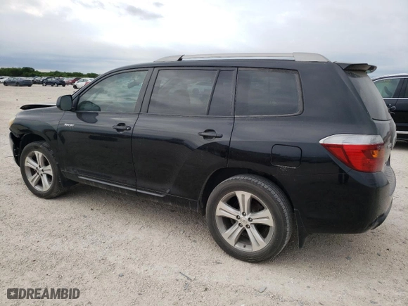 2009 Toyota Highlander Sport with VIN JTEDS43A492092587, listed as a Copart auction lot 57210994 with 195,908 mi miles and Salvage Title. Bid and sale history available at carsss.com. Image 2.