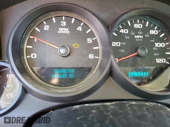 2007 Chevrolet Silverado 1500 with VIN 1GCEC14J97Z630935, listed as a Copart auction lot 66402364 with 144,685 mi miles and Salvage Title. Bid and sale history available at DreamBid. Image 9.