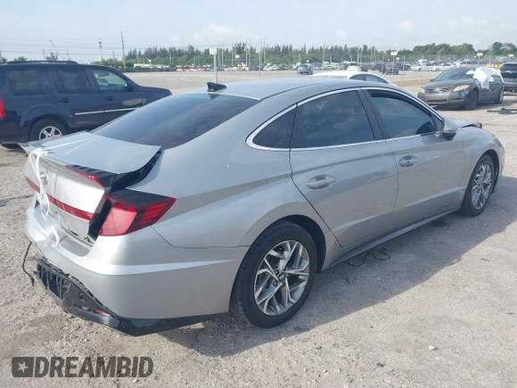 2023 Hyundai Sonata SEL with VIN KMHL64JA1PA304223, listed as a IAAI auction lot 41868606 with 17,466 mi miles and . Bid and sale history available at DreamBid. Image 4.