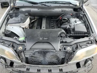 2001 BMW X5 3.0i with VIN WBAFA53561LM65536, listed as a Copart auction lot 84695444 with 122,849 mi miles and Salvage Title. Bid and sale history available at carsss.com. Image 12.