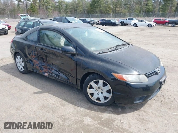 2008 Honda Civic Cpe LX with VIN 2HGFG126X8H546861, listed as a IAAI auction lot 42080356 with 47,562 mi miles. Bid and sale history available at carsss.com. Image 1.