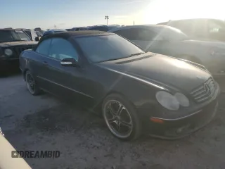 2005 Mercedes-Benz CLK 500 with VIN WDBTK75J65F161649, listed as a Copart auction lot 75284434 with Not Provided miles and Salvage Title. Bid and sale history available at DreamBid. Image 4.