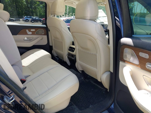 2022 Mercedes-Benz GLS 450 with VIN 4JGFF5KE1NA635210, listed as a IAAI auction lot 42369149 with 27,239 mi miles and . Bid and sale history available at DreamBid. Image 8.