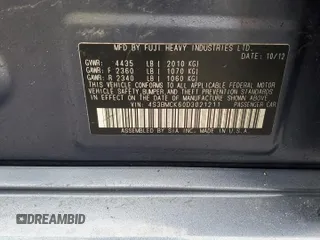 2013 Subaru Legacy Limited with VIN 4S3BMCK60D3021211, listed as a Copart auction lot 43617425 with 139,640 mi miles and Non Repairable. Bid and sale history available at DreamBid. Image 12.