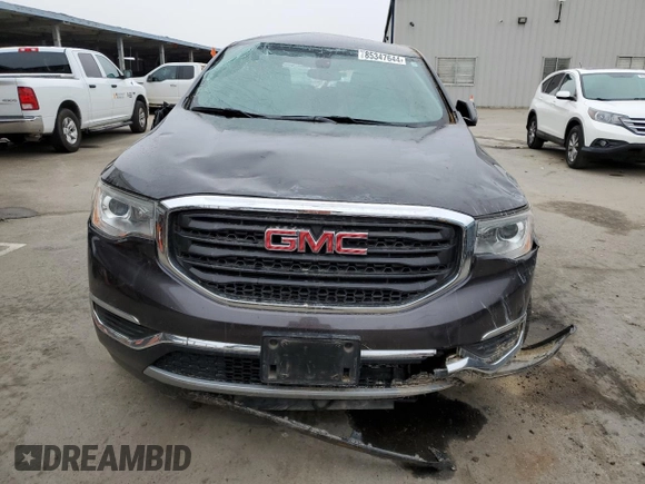 2018 GMC Acadia SLE with VIN 1GKKNKLA3JZ203170, listed as a Copart auction lot 85347644 with 63,046 mi miles and Salvage Title. Bid and sale history available at carsss.com. Image 5.