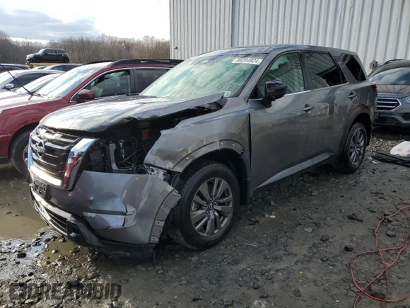 2023 Nissan Pathfinder S с VIN 5N1DR3AC7PC255248, выставлен на аукционе Copart как лот 86204924 с пробегом 15 563 миль миль и Списание • Salvage title. История ставок и продаж доступна на DreamBid. Изображение 1.