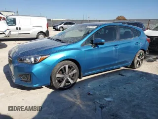 2018 Subaru Impreza Sport with VIN 4S3GTAM68J3716851, listed as a Copart auction lot 85285694 with 73,742 mi miles and Salvage Title. Bid and sale history available at carsss.com. Image 1.
