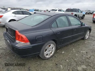 2007 Volvo S60 2.5L Turbo with VIN YV1RS592272627262, listed as a Copart auction lot 43435915 with 0 mi miles and Clean Title. Bid and sale history available at carsss.com. Image 3.