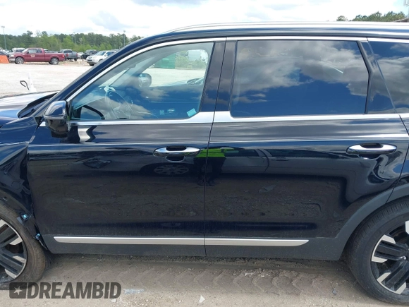 2023 Kia Telluride SX Prestige X-Pro with VIN 5XYP5DGC3PG337368, listed as a IAAI auction lot 42006597 with 34,777 mi miles and . Bid and sale history available at DreamBid. Image 14.