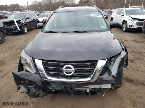 2018 Nissan Pathfinder SV with VIN 5N1DR2MM2JC663517, listed as a Copart auction lot 47529355 with NaN miles and Salvage Title. Bid and sale history available at carsss.com. Image 5.