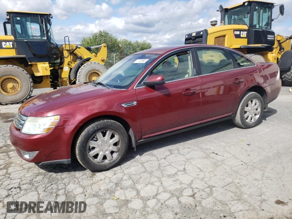 2008 Ford Taurus SEL with VIN 1FAHP24W68G143844, listed as a Copart auction lot 41417485 with 195,172 mi miles and Salvage title. Bid and sale history available at DreamBid. Image 1.