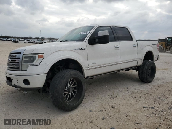 2013 Ford F-150 XL with VIN 1FTFW1ET1DFC96506, listed as a Copart auction lot 47706655 with 146,405 mi miles and Salvage Title. Bid and sale history available at carsss.com. Image 1.