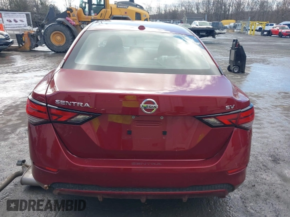 2021 Nissan Sentra SV with VIN 3N1AB8CV2MY316583, listed as a IAAI auction lot 41481784 with 25,985 mi miles and . Bid and sale history available at DreamBid. Image 16.