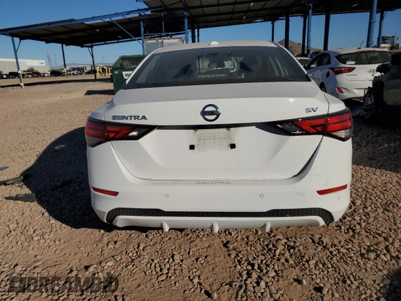 2023 Nissan Sentra SV with VIN 3N1AB8CV2PY323912, listed as a Copart auction lot 89358155 with 42,187 mi miles and Salvage Title. Bid and sale history available at carsss.com. Image 6.