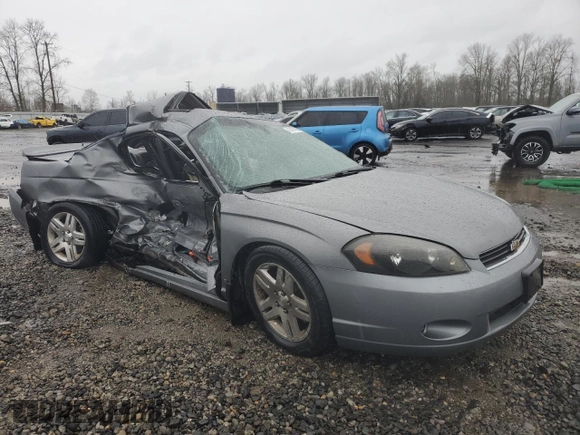 2006 Chevrolet Monte Carlo LTZ with VIN 2G1WN161569243523, listed as a Copart auction lot 43474385 with Not provided miles and Salvage title. Bid and sale history available at DreamBid. Image 4.
