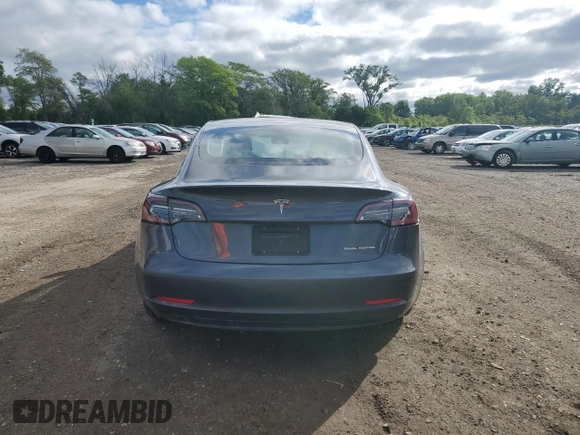 2020 Tesla Model 3 Long Range z VIN 5YJ3E1EB2LF616464, wystawiony jako Copart lot #57891365 z przebiegiem 21 197 mil mil oraz Szkoda całkowita • Salvage title. Historia ofert i sprzedaży dostępna na DreamBid. Obrazek 6.