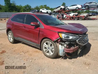 2019 Ford Edge SEL with VIN 2FMPK3J9XKBB38715, listed as a Copart auction lot 62156395 with 125,758 mi miles and Salvage title. Bid and sale history available at DreamBid. Image 4.