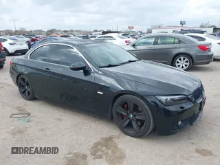 2007 BMW 3 Series 335i with VIN WBAWL73537PX49634, listed as a IAAI auction lot 41717943 with 1 mi miles. Bid and sale history available at carsss.com. Image 1.