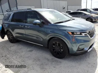 2024 Kia Carnival SX with VIN KNDNE5H34R6433527, listed as a Copart auction lot 78239294 with 5,360 mi miles and Salvage Title. Bid and sale history available at carsss.com. Image 4.