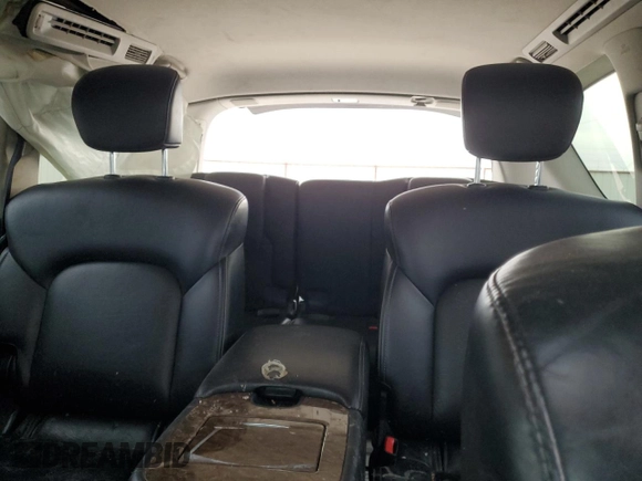 2017 Infiniti QX80 Signature Edition with VIN JN8AZ2NEXH9158268, listed as a Copart auction lot 89111315 with 0 mi miles and Salvage Title. Bid and sale history available at carsss.com. Image 10.