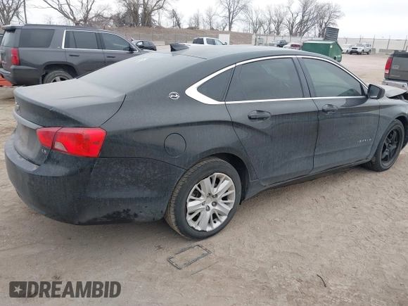 2015 Chevrolet Impala LS with VIN 1G11X5SL3FU131695, listed as a IAAI auction lot 41463906 with 104,380 mi miles and . Bid and sale history available at DreamBid. Image 4.