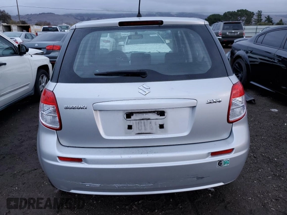 2007 Suzuki SX4 with VIN JS2YA411775100842, listed as a Copart auction lot 84701624 with 131,717 mi miles and Salvage Title. Bid and sale history available at carsss.com. Image 6.