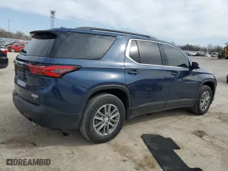 2023 Chevrolet Traverse LT Cloth with VIN 1GNERGKW2PJ129228, listed as a Copart auction lot 48588835 with 40,724 mi miles and Salvage Title. Bid and sale history available at carsss.com. Image 3.