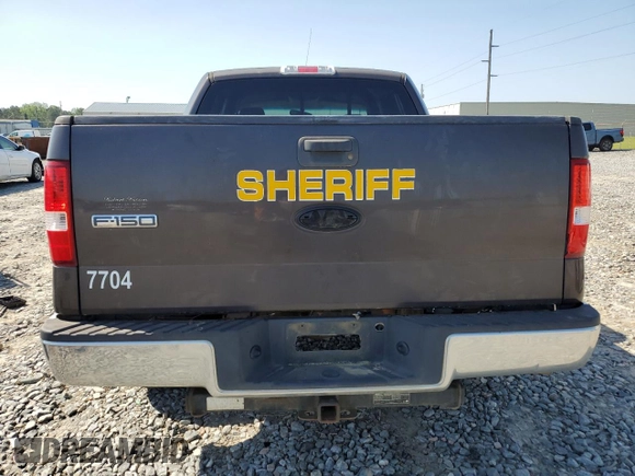 2006 Ford F-150 XLT with VIN 1FTRW12W26KC82958, listed as a Copart auction lot 50291665 with 0 mi miles and Salvage Title. Bid and sale history available at carsss.com. Image 6.