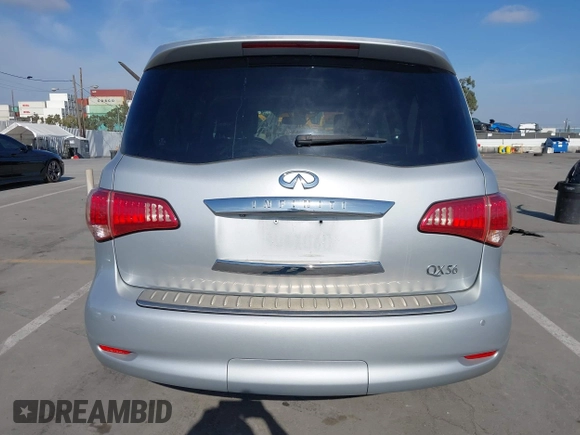 2012 Infiniti QX56 7-passenger with VIN JN8AZ2NF9C9517238, listed as a IAAI auction lot 42040522 with 165,088 mi miles. Bid and sale history available at carsss.com. Image 17.