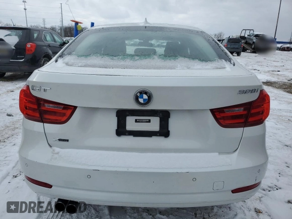 2015 BMW 3 Series 328i Gran Turismo xDrive with VIN WBA3X5C53FD562261, listed as a Copart auction lot 86299934 with 82,641 mi miles and Clean title. Bid and sale history available at DreamBid. Image 6.