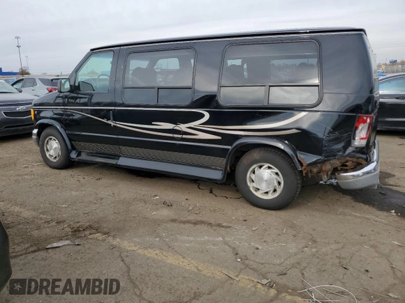 1999 Ford Econoline Cargo with VIN 1FDRE14W6XHA56562, listed as a Copart auction lot 75185804 with 153,673 mi miles and Clean Title. Bid and sale history available at carsss.com. Image 2.