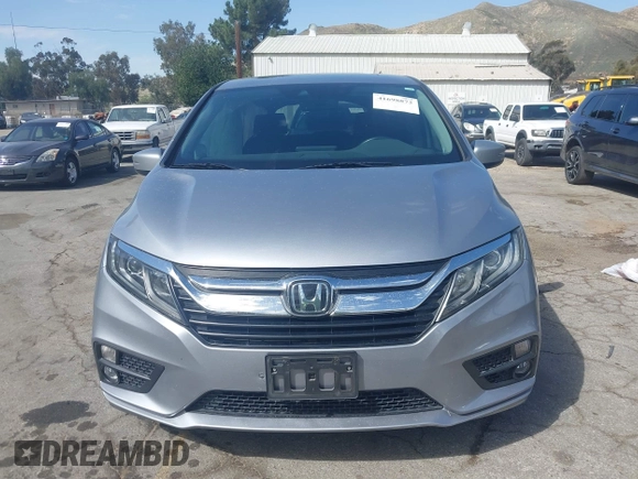 2020 Honda Odyssey EX-L with VIN 5FNRL6H7XLB017154, listed as a IAAI auction lot 41698872 with 54,626 mi miles. Bid and sale history available at carsss.com. Image 12.