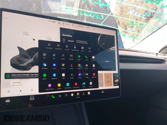 2025 Tesla Model 3 Long Range with VIN 5YJ3E1EA1SF884167, listed as a IAAI auction lot 41976320 with 3,146 mi miles and . Bid and sale history available at DreamBid. Image 18.