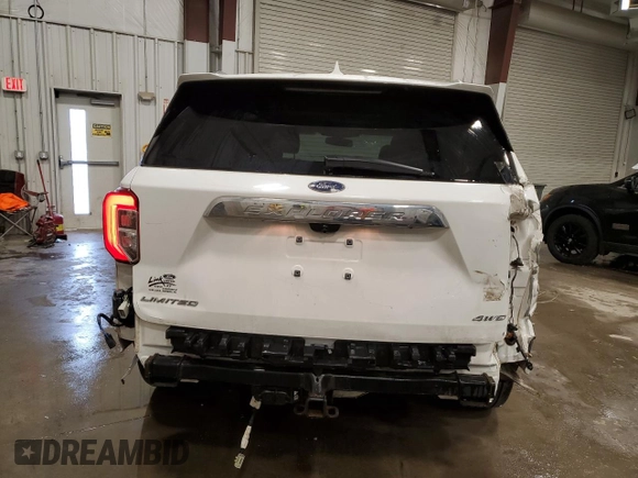 2021 Ford Explorer Limited z VIN 1FMSK8FH7MGA24223, wystawiony jako Copart lot #54888985 z przebiegiem 72 522 mil mil oraz Szkoda całkowita • Salvage title. Historia ofert i sprzedaży dostępna na DreamBid. Obrazek 6.