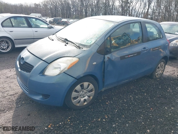 2008 Toyota Yaris with VIN JTDJT923485170416, listed as a IAAI auction lot 41988703 with 999,999 mi miles. Bid and sale history available at carsss.com. Image 2.