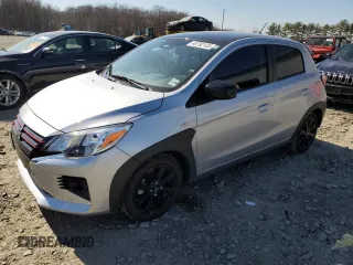2024 Mitsubishi Mirage Black Edition with VIN ML32AWHJ8RH005552, listed as a Copart auction lot 48792135 with 10,823 mi miles and Salvage title. Bid and sale history available at DreamBid. Image 1.