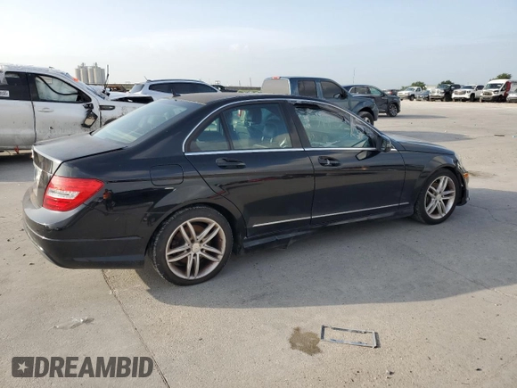 2014 Mercedes-Benz C 250 Sport with VIN WDDGF4HB8EA957803, listed as a Copart auction lot 63412805 with 110,391 mi miles and Clean title. Bid and sale history available at DreamBid. Image 3.