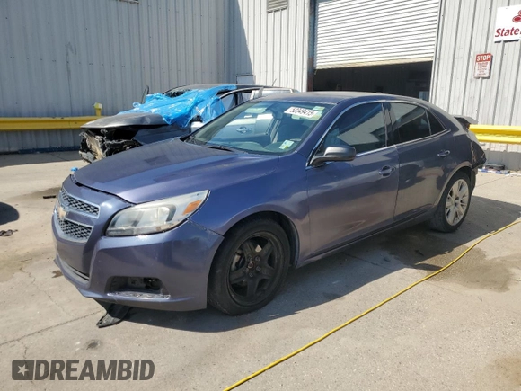 2013 Chevrolet Malibu LS with VIN 1G11B5SA4DF199700, listed as a Copart auction lot 52349415 with 109,444 mi miles and Salvage Title. Bid and sale history available at DreamBid. Image 1.