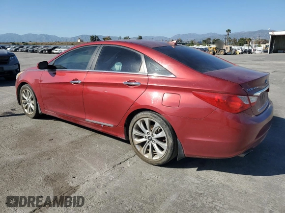 2013 Hyundai Sonata Limited with VIN 5NPEC4AC2DH543825, listed as a Copart auction lot 53912105 with 216,448 mi miles and Clean Title. Bid and sale history available at carsss.com. Image 2.