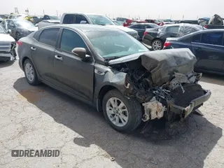 2016 Kia Optima LX with VIN 5XXGT4L3XGG103129, listed as a IAAI auction lot 41830841 with 1 mi miles. Bid and sale history available at carsss.com. Image 1.