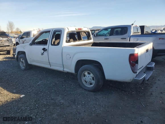 2007 Chevrolet Colorado LT w/1LT with VIN 1GCCS19E178254985, listed as a Copart auction lot 88809685 with 124,596 mi miles and Salvage Title. Bid and sale history available at carsss.com. Image 2.