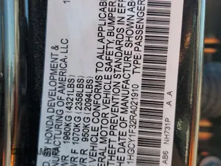 2024 Honda Accord EX с VIN 1HGCY1F32RA021910, выставлен на аукционе Copart как лот 50199825 с пробегом 17 030 миль миль и Списание • Salvage title. История ставок и продаж доступна на DreamBid. Изображение 12.
