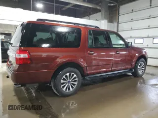 2017 Ford Expedition EL XLT with VIN 1FMJK1JT5HEA70665, listed as a Copart auction lot 73344324 with 133,181 mi miles and Salvage Title. Bid and sale history available at carsss.com. Image 3.